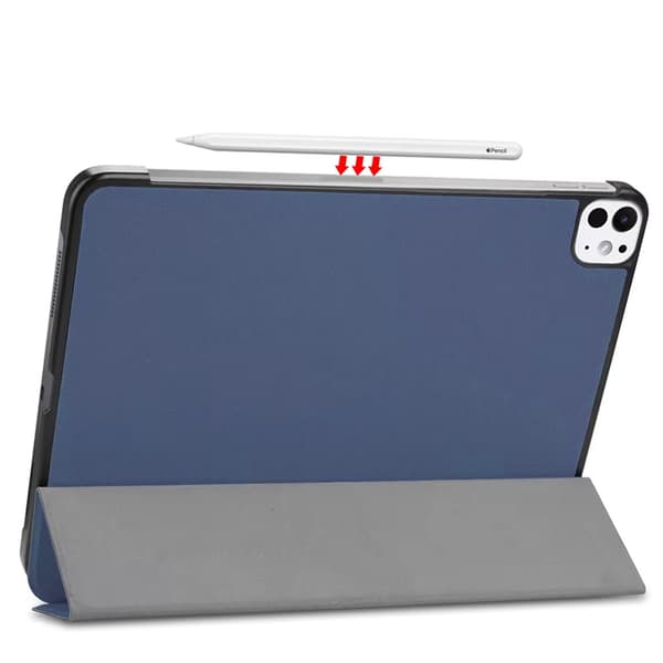 Smart Cover til iPad Pro 13 Gen. 5 2024 (Marineblå)