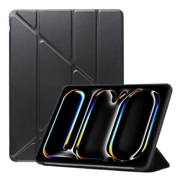 Kolmitaittoinen suojakuori iPad Pro 13:lle, 5. sukupolvi (2024) (musta)