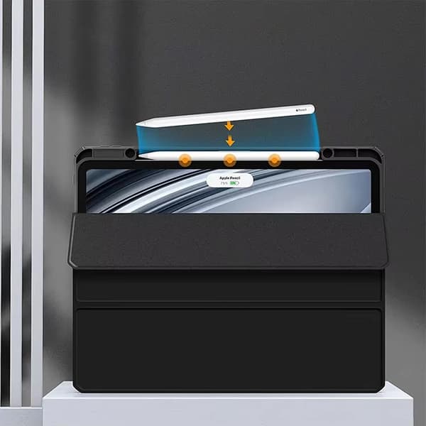 Hårdt krystalcover til iPad Pro 13 Gen. 5 2024 (sort)