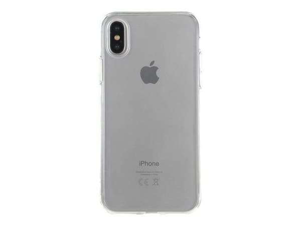 Halvstyv skal - BIG BEN - iPhone X/XS - Transparent - Skyddar mot stötar - Fritt tillgång till funktioner
