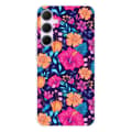 Miniatyrbild 1 av 6: Siliconfodral med tryck kompatibel med Samsung Galaxy A55 5G Exotiska Blommor