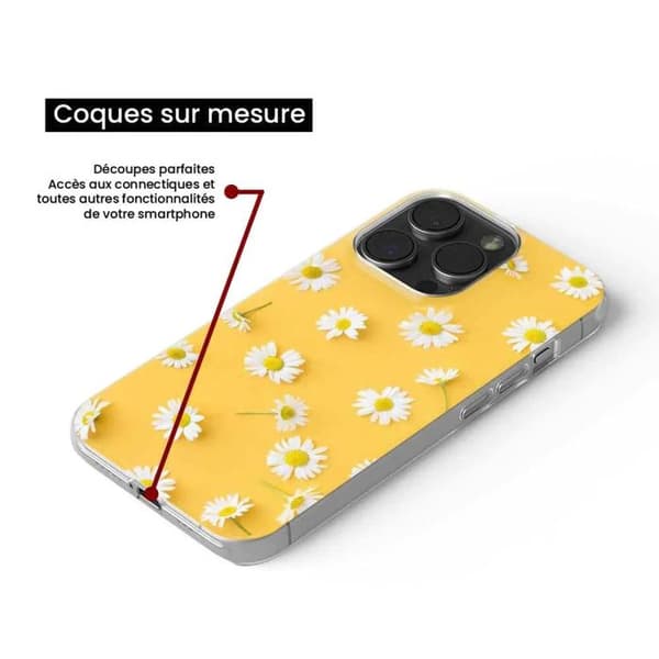 Silicone-skal med tryck kompatibel med Xiaomi Redmi Note 13 4G Marguerittes