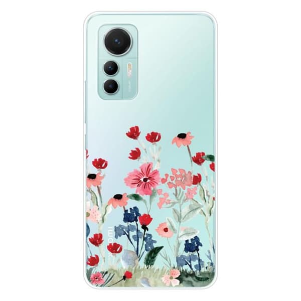 Silikonskal med tryck kompatibel med Xiaomi Mi 12 Lite Vår i blommor