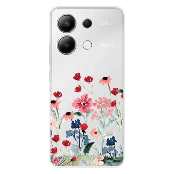 Silikonskal med tryck kompatibel med Xiaomi Redmi Note 13 4G Våren i blommor