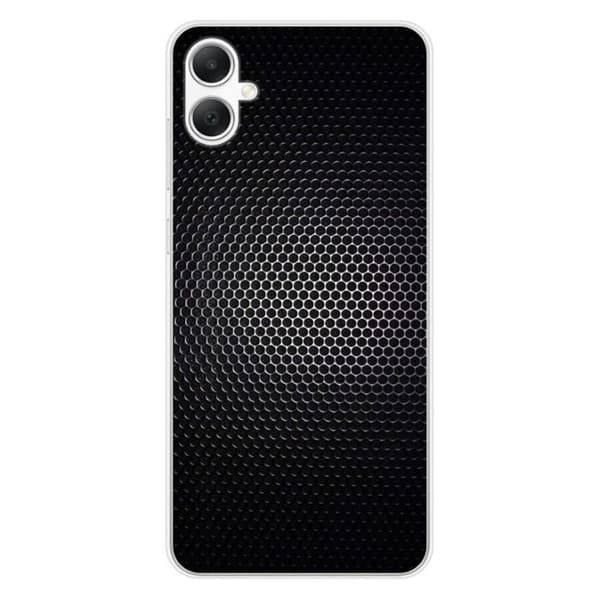 Siliconefodral med tryck kompatibel med Samsung Galaxy A05 Dark Metal