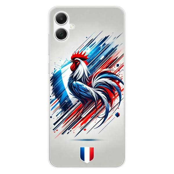 Siliconcase med tryck kompatibel med Samsung Galaxy A05 Coq Français