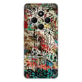 Miniatyrbild 1 av 6: Siliconfodral med tryck kompatibel med Xiaomi Redmi 14C 4G Graffiti 1