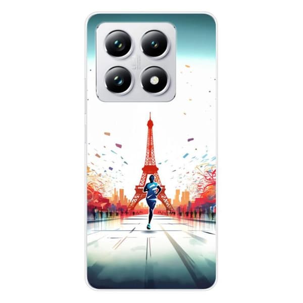 Silicone-skal med tryck kompatibel med Xiaomi 14T 4G Olympiska Spelen
