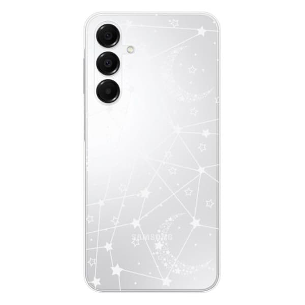 Siliconeöverdrag med tryck kompatibelt med Samsung Galaxy A36 5G Stjärnöversikter