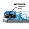 Miniatyrbild 5 av 6: Siliconfodral med tryck kompatibel med Xiaomi 14 Pro Ocean Marmor