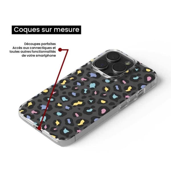 Siliconfodral med tryck kompatibel med Xiaomi 14T 4G Färgglad leopard