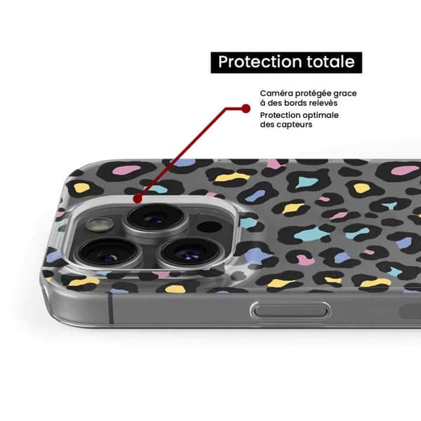 Siliconfodral med tryck kompatibel med Xiaomi 14T 4G Färgglad leopard