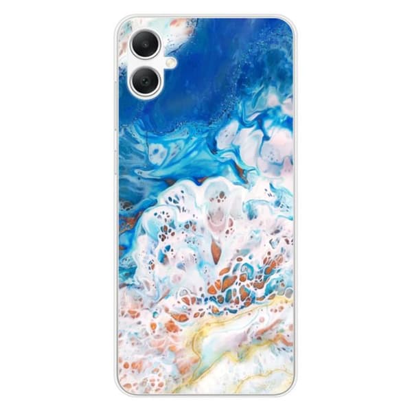 Siliconfodral med marmor oceantryck, kompatibel med Samsung Galaxy A05