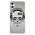 Miniatyrbild 1 av 6: Siliconecover med tryck kompatibel med Samsung Galaxy A05 Skull Music