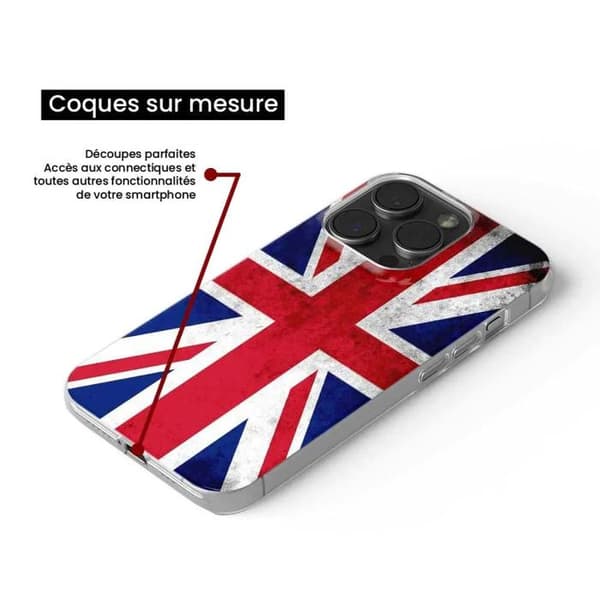 Silicone-skal med tryck kompatibel med Samsung Galaxy M15 5G England flagga