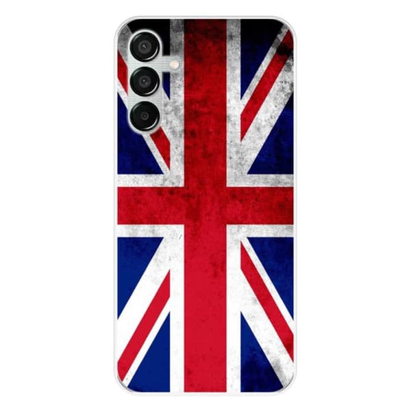 Silicone-skal med tryck kompatibel med Samsung Galaxy M15 5G England flagga