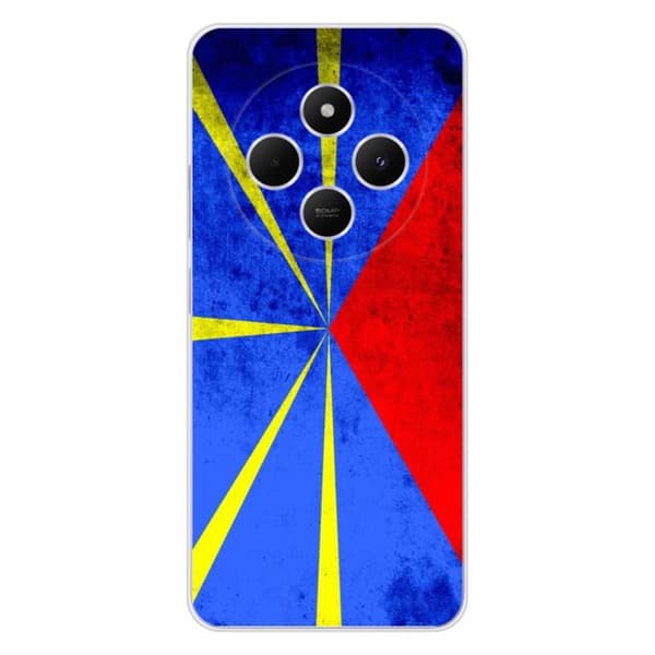 Siliconfodral med tryck kompatibel med Xiaomi Redmi 14C 4G Flagga La Réunion