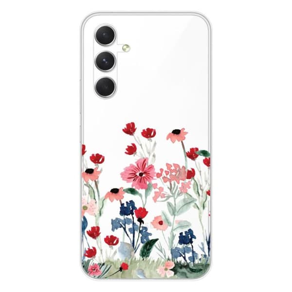 Silikonskal med tryck kompatibel med Samsung Galaxy A54 5G Vår i blommor
