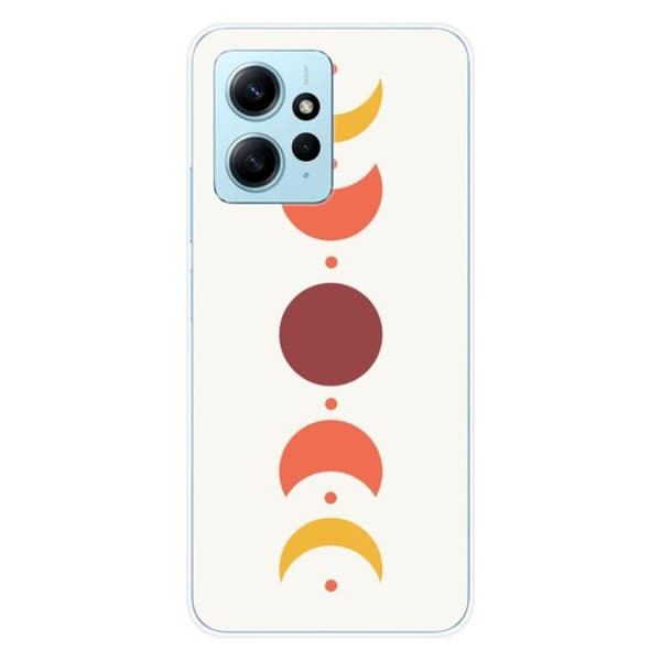 Siliconfodral med tryck kompatibel med Xiaomi Redmi Note 12 4G Eclipse
