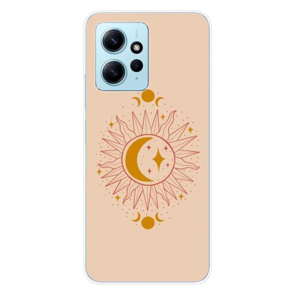 Siliconfodral med tryck kompatibel med Xiaomi Redmi Note 12 4G Zénith