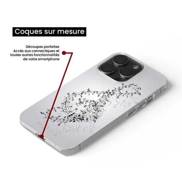 Siliconfodral med tryck kompatibelt med Xiaomi Redmi 14C 4G Noternas vals