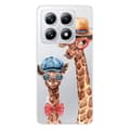 Miniatyrbild 1 av 6: Silikonfodral med tryck kompatibel med Xiaomi 14T Pro Rolig Giraff