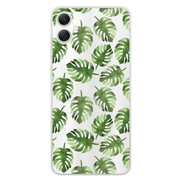 Silikonskal med tryck kompatibel med Samsung Galaxy A05 Monstera-blad