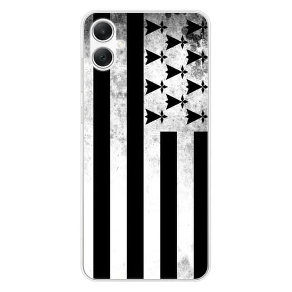 Siliconefodral med tryck kompatibel med Samsung Galaxy A05 Bretagneflagga