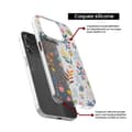 Miniatyrbild 4 av 6: Siliconfodral med tryck kompatibel med Samsung Galaxy A05S färgglada blommor