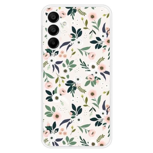 Silicone-skal med tryck kompatibel med Samsung Galaxy A15 Blommor