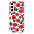 Miniatyrbild 1 av 6: Silicone-skal med tryck kompatibel med Samsung Galaxy A36 5G Poppyblommor