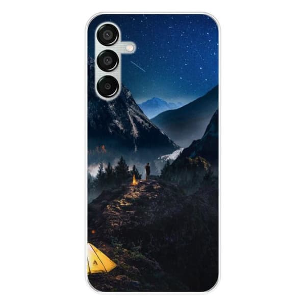 Siliconfodral med tryck kompatibelt med Samsung Galaxy M15 5G Endast i Berg.