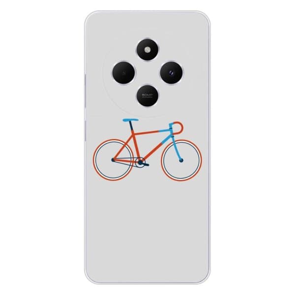 Coque i silikon med tryck kompatibel med Xiaomi Redmi 14C 4G Bike färg Hipster