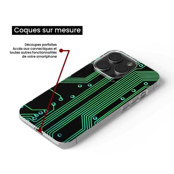 Silicone-skal med tryck kompatibel med Samsung Galaxy M15 5G Geek kretsstruktur