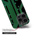 Miniatyrbild 6 av 6: Silicone-skal med tryck kompatibel med Samsung Galaxy M15 5G Geek kretsstruktur