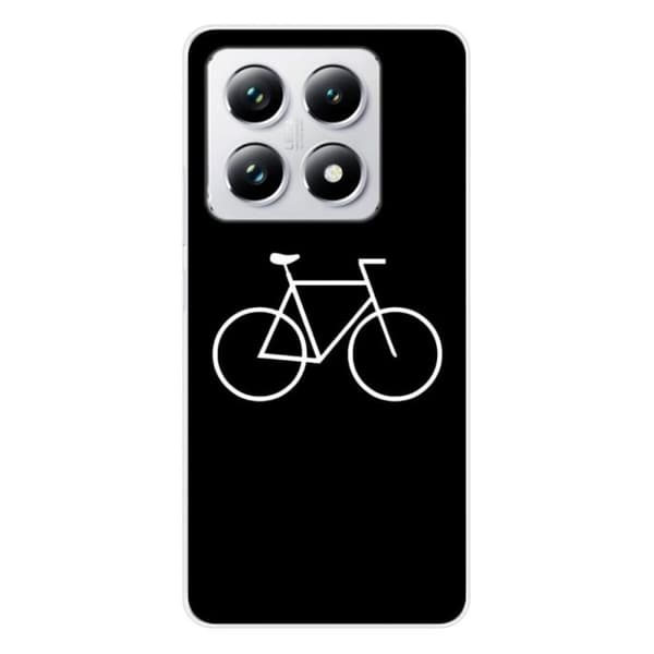 Siliconfodral med tryck kompatibel med Xiaomi 14T Pro Bike Hipster
