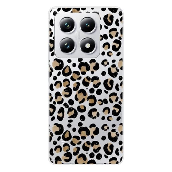 Siliconfodral med tryck kompatibel med Xiaomi 14T 4G Leopard
