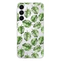 Miniatyrbild 1 av 6: Siliconfodral med tryck kompatibel med Samsung Galaxy A36 5G Monstera-blad