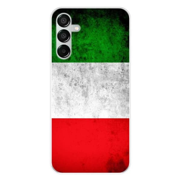Siliconkydd i tryckt design kompatibel med Samsung Galaxy M15 5G, Italiens flagga