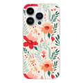 Miniatyrbild 1 av 6: Siliconfodral med tryck kompatibel med Apple iPhone 15 Pro Blomvägg