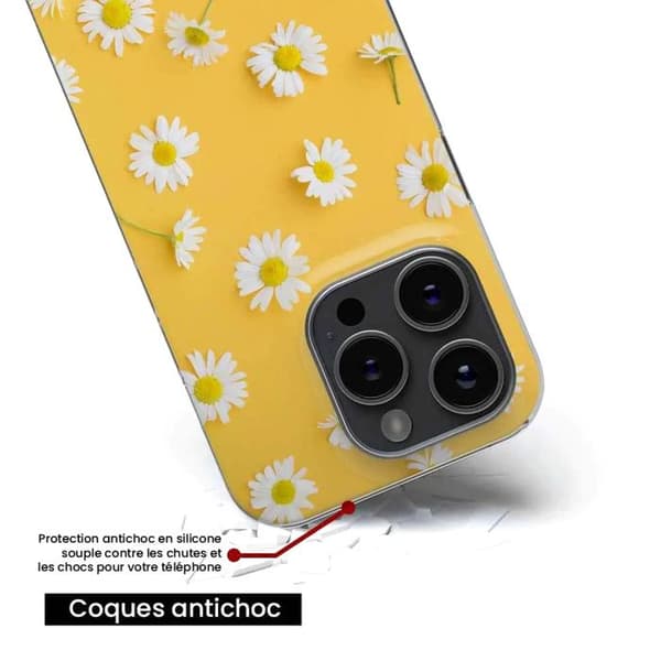 Siliconöverdrag med tryck kompatibel med Xiaomi Redmi Note 13 5G Marguerittes
