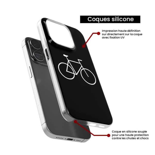 Silicone-fodral med tryck kompatibelt med Xiaomi 14T 4G Bike Hipster