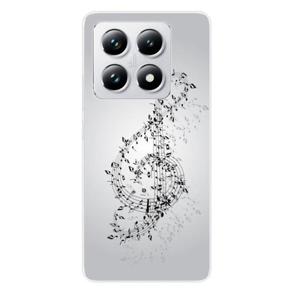 Silikonskal med tryck kompatibel med Xiaomi 14T Pro Noternas vals