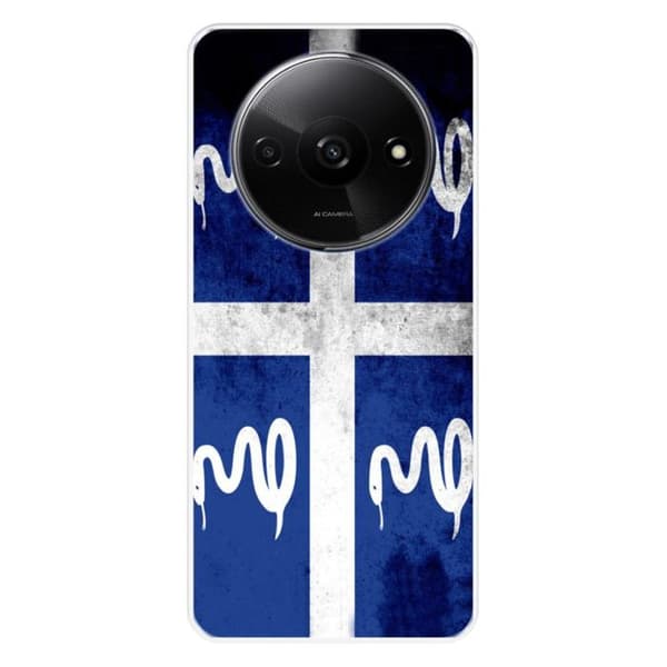 Silicone-skal med tryck kompatibel med Xiaomi Redmi A3 4G Martinique Flagga
