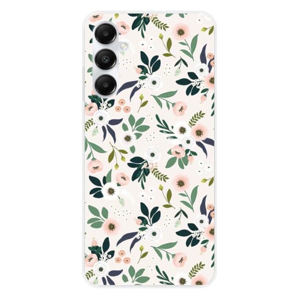 Silicone-skal med tryck kompatibel med Samsung Galaxy A25 Blommor