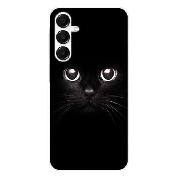 Siliconfodral med tryck kompatibel med Samsung Galaxy A36 5G Kattögon