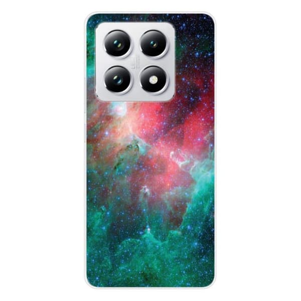 Siliconfodral med tryck kompatibel med Xiaomi 14T Pro Nébuleuse