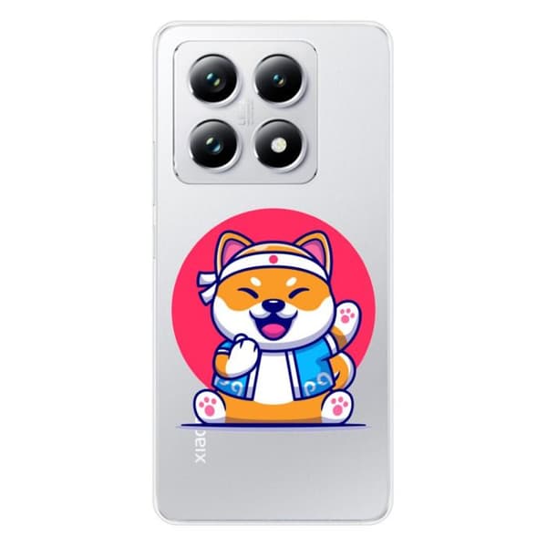 Silikonskal med tryck kompatibel med Xiaomi 14T Pro Shiba ninja