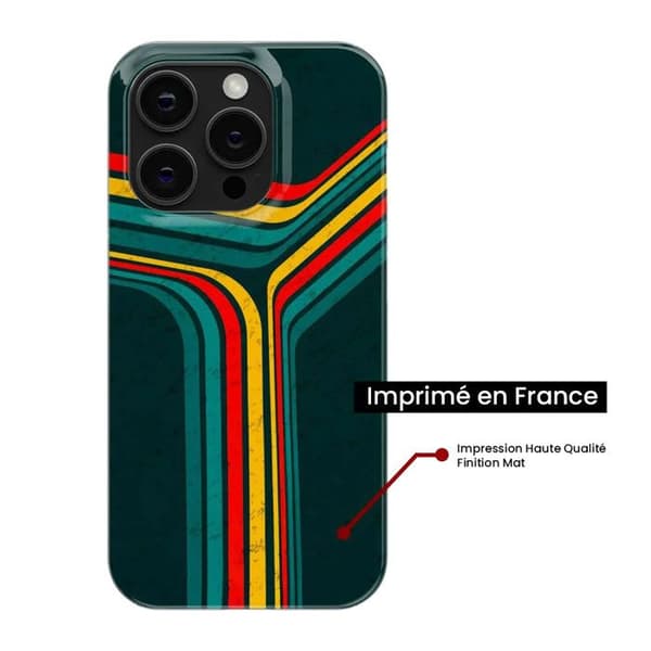 Silicone-fodral med tryck kompatibel med Samsung Galaxy A05 Retro linjer