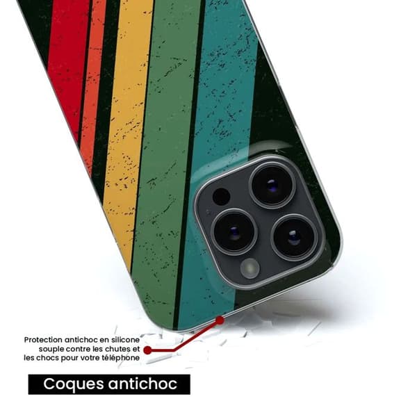 Coque i silikon med tryck kompatibel med Xiaomi 14 Pro Grunge